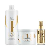 Wella Oil Reflections Sh 1000ml + Masc 500ml + Oleo 100ml Wella Oil Reflections Sh 1000ml + Masc 500ml + Oleo 100ml