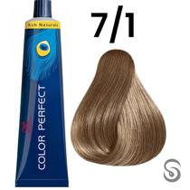 Wella Perfect Color 7/1 Louro Médio Acinzentado Rich Naturals 60ml Wella Perfect Color 7/1 Louro Médio Acinzentado Rich Naturals 60ml