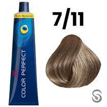 Wella Perfect Color 7/11 Louro Médio Cinza Intenso Natural Rich 60ml