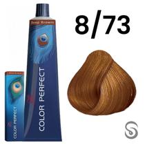 Wella Perfect Color 8/73 Louro Claro Marrom Dourado Deep Browns 60ml Wella Perfect Color 8/73 Louro Claro Marrom Dourado Deep Browns 60ml