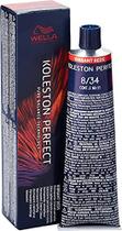 Wella Permanente Koleston Perfect ME+ vermelho vibrante 60 ml - 8/34