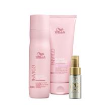 Wella Professionals Blonde Recharge- Shampoo 250ml+Condicionador 200ml+Oil Reflections Light 30ml