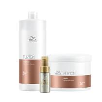 Wella Professionals Fusion Shampoo 1L+Mascara 500g+Oil Reflections Light 30ml