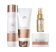 Wella Professionals Fusion Shampoo 250ml+Cond 200ml+Mascara 150ml+Oil Reflections 30ml