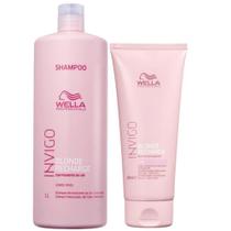 Wella Professionals Invigo Blonde Recharge Shampoo 1000ml + Condicionador 200ml Wella Professionals Invigo Blonde Recharge Shampoo 1000ml + Condicionador 200ml