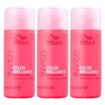 Wella Professionals Invigo Color Brilliance Kit com Três Shampoos Travel Size