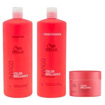 Wella Professionals Invigo Color Brilliance Kit Shampoo + Condicionador + Máscara