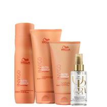Wella Professionals Invigo Nutri-Enrich Duo Home Care Leave in Antifrizz 150ml e Oil Reflections Light 100ml