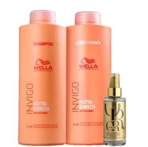 Wella Professionals Invigo Nutri Enrich Duo Salon e Oil Reflections 100ml (3 Produtos)