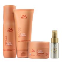 Wella Professionals Invigo Nutri-Enrich Shampoo 250ml+Condicionador 200ml+Mascara 150ml+Oil Reflections Light 30ml