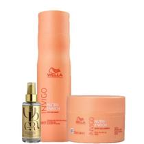 Wella Professionals Invigo Nutri-Enrich Shampoo 250ml Mascara 150ml e Oil Reflections 100ml