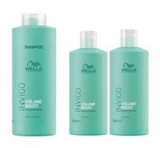Wella Professionals Invigo Volume Boost - Shampoo 1L +2 Crystal Mask 500ml