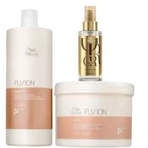 Wella Professionals Kit Fusion + Oil Reflections Salon Trio