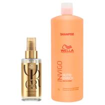 Wella Professionals Kit - Shampoo Invigo + Óleo Oil Reflection Wella Professionals Kit - Shampoo Invigo + Óleo Oil Reflection
