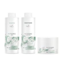 Wella Professionals NutriCurls Kit Shampoo + Condicionador + Máscara