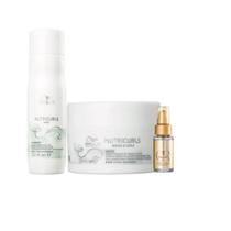 Wella Professionals Nutricurls Shampoo 250ml+Máscara Capilar 150ml+Oil Reflections 30ml