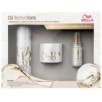 Wella Professionals Oil Reflections Kit Shampoo 200ml + Máscara 150ml + Óleo Oil Reflections 30ml