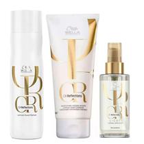 Wella Professionals Oil Reflections Kit Shampoo + Condicionador + Óleo Light