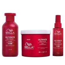 Wella Professionals Ultimate Kit Shampoo + Máscara + Leave-In
