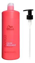Wella Shampoo Color Brilliance Tingidos Mechas 1l Pump Litro Wella Shampoo Color Brilliance Tingidos Mechas 1l Pump Litro