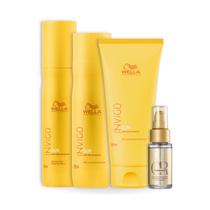 Wella Sun Sh 250ml + Cond 200ml + Leave-in 150ml + Oleo 30ml