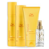 Wella Sun Sh 250ml + Cond 200ml + Leave-in 150ml + Oleo Light 100ml