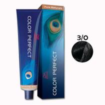 Wella Tintura Color Perfect 3/0 Castanho Escuro 60g