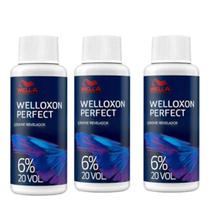 Welloxon Perfect Creme Revelador 20 Volumes (6%) 60ml c/3 Welloxon Perfect Creme Revelador 20 Volumes (6%) 60ml c/3