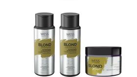 Wess Blond Shampoo e Condicionador e Máscara