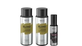 Wess Blond Shampoo e Condicionador + Shine Sérum