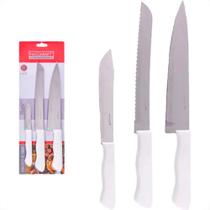 Western Kit Facas Blanc 3Pcs Hauskraft Western Kit Facas Blanc 3Pcs Hauskraft