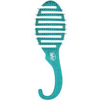 Wet Brush Detangler Escova Desembaraçadora Cabelo P/ Banho - Verde Glitter