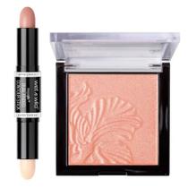 wet n wild MegaGlo Kit - Iluminador em Pó + Bastão de Contorno wet n wild MegaGlo Kit - Iluminador em Pó + Bastão de Contorno