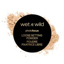 Wet n Wild Photo Focus Loose Baking Setting Powder, Banana Pura de maquiagem do marcador Adequado para todos os tons de pele