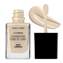 Wet n Wild Photofocus base líquida Leve Fosco Cor Nude Ivory