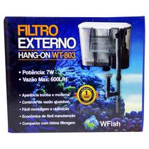 Wfish filtro externo hangon wf-803 600lh 220v - un