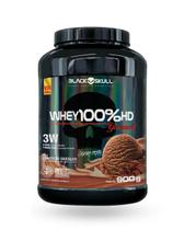 Wh ey HD Gou rmet 3 W Black Skull Chocolate 900g Suplemento Prot eico Premium