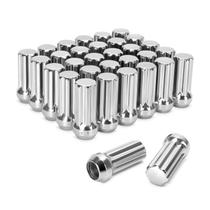 Wheel Lug Nuts Dynofit M14x1.5 Chrome 32 unidades de assento cônico de 50 mm