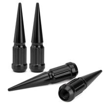 Wheel Spike Lug Nuts Dynofit M12x1,5 8,5 cm de altura, preto