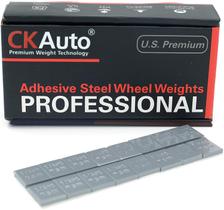 Wheel Weights CK Auto Adhesive Stick-on 7 g, cinza, 240 unidades Wheel Weights CK Auto Adhesive Stick-on 7 g, cinza, 240 unidades