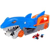 Wheels Shark Car Track com brinquedo de carro Blue Fish para