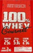 Whey 100% 2kg Gourmet - Stay Strong - 2kg - Lançamento