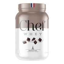 Whey 100% chef whey zero lactose 907g chocolat noir (chocolate amargo) pote