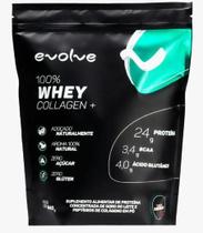 Whey 100 Com Colágeno 840g 24g Proteína por dose, 3,4g BCAA, Zero Açúcar e Glúten