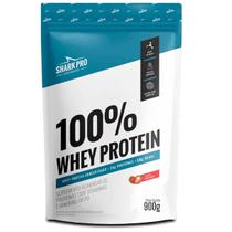 Whey 100% Concentrado Shark Pro - São 26g de Proteína p/ Dose - Refil 900g