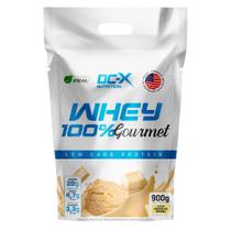 Whey 100% Gourmet Chocolate Branco 900g Refil Dcx - Dcx Nutrition