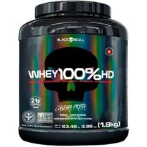 Whey 100% HD - 1800g - Baunilha - Black Skull