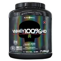 Whey 100% Hd (1,8kg) Baunilha - Black Skull