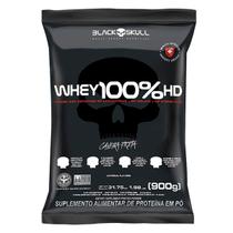 Whey 100% HD 21g de Proteínas Refil 900g - Black Skull