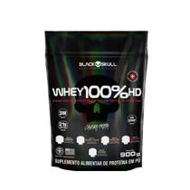 Whey 100% HD 3W 900g Refil - Black Skull